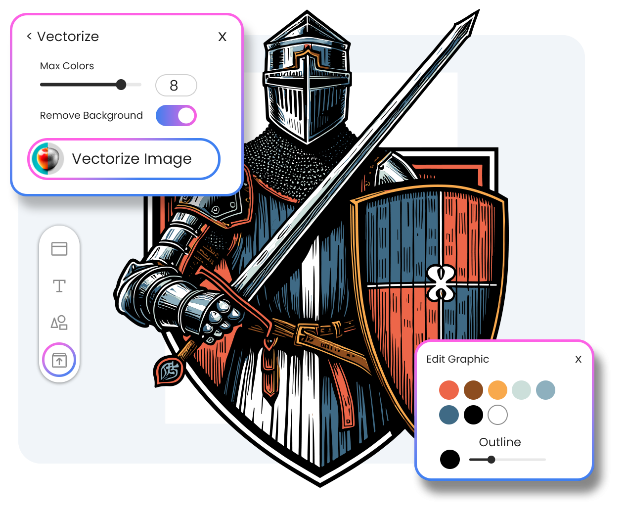 Bringen Sie Ihre KI-Designs Weiter: Verwandeln Sie sie in Vektoren