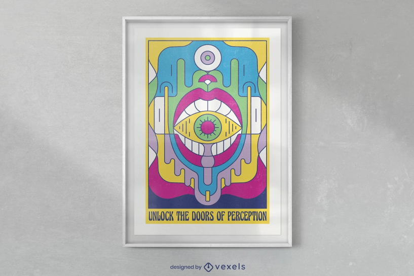 psychedelic poster design