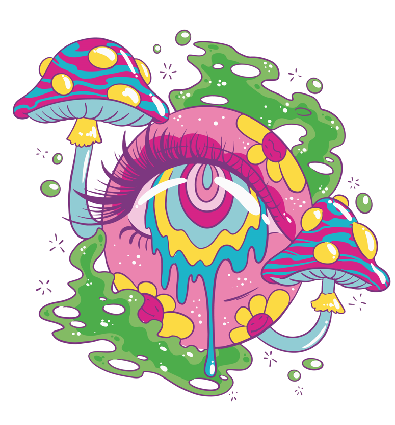 trippy eye design