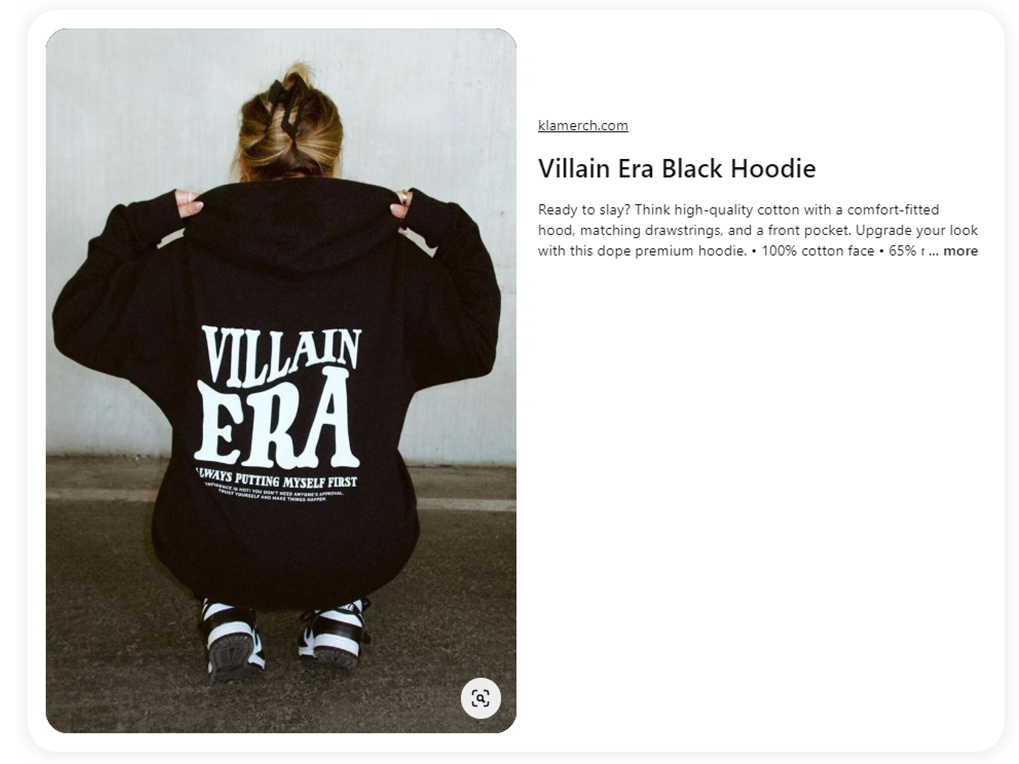 product description